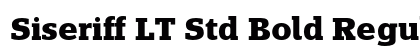 Siseriff LT Std Bold Regular Font Preview