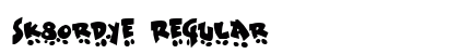 Sk8ordye Regular font free download