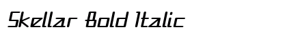 Skellar Bold Italic font free download