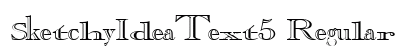 SketchyIdeaText5 Regular font free download