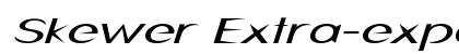 Skewer Extra-expanded Italic Preview