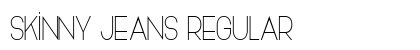 Skinny Jeans Regular font free download