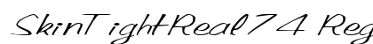 SkinTightReal74 Regular font free download