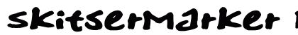 SkitserMarker Regular font free download