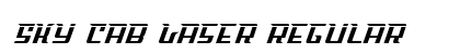 Sky Cab Laser Regular font free download