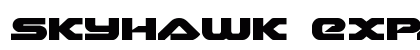 Skyhawk Expanded Expanded Font Preview