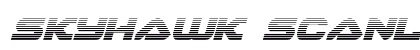 Skyhawk Scanlines Italic Italic Font Skyhawk Scanlines Italic Italic Font Preview