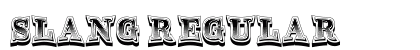 Slang Regular font free download