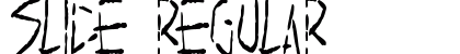 Slice Regular font free download