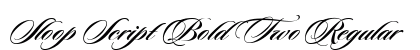 Sloop Script Bold Two Regular font free download