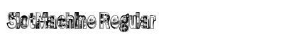 SlotMachine Regular font free download
