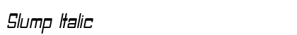 Slump Italic Preview