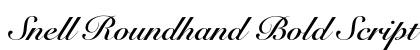 Snell Roundhand Bold Script font free download