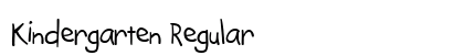 Kindergarten Regular font free download