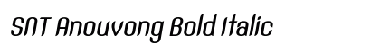 SNT Anouvong Bold Italic font free download