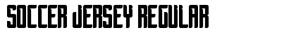 Soccer Jersey Regular font free download