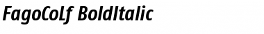 FagoCoLf ItalicBold Font