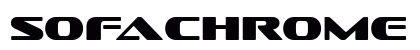 Sofachrome Regular font free download