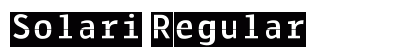 Solari Regular font free download
