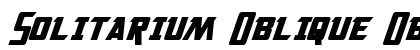 Solitarium Oblique Oblique font free download