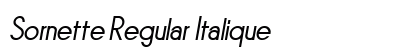 Sornette Regular Italique Preview