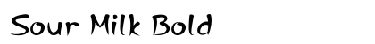 Sour Milk Bold Preview