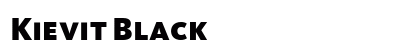 Kievit Black Preview