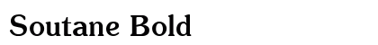 Soutane Bold font free download