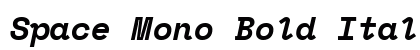 Space Mono Bold Italic Preview