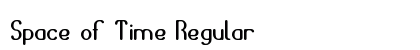 Space of Time Regular font free download