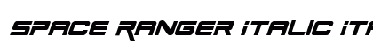 Space Ranger Italic Italic font free download