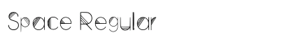 Space Regular font free download