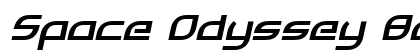 Space Odyssey Bold Italic font free download