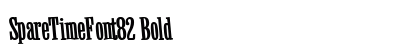 SpareTimeFont82 Bold font free download