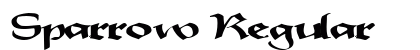 Sparrow Regular font free download