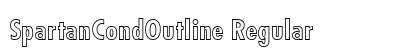 SpartanCondOutline Regular font free download