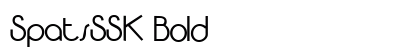SpatsSSK Bold font free download