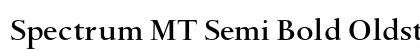 Spectrum MT Semi Bold Oldstyle Figures Preview