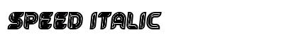 Speed Italic Preview