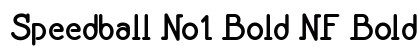 Speedball No1 Bold NF Bold font free download