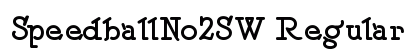SpeedballNo2SW Regular font free download