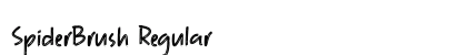 SpiderBrush Regular