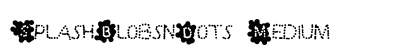SplashBlobsnDots Medium font free download