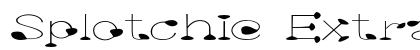Splotchie Extra-expanded Regular font free download