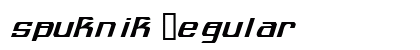 spuknik Regular font free download
