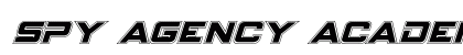 Spy Agency Academy Italic Preview