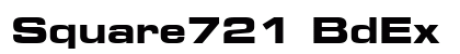 Square721 BdEx BT Bold Preview