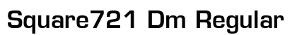 Square721 Dm Regular font free download