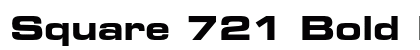Square 721 Bold Extended font free download