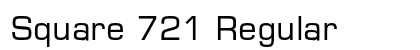 Square 721 Regular font free download